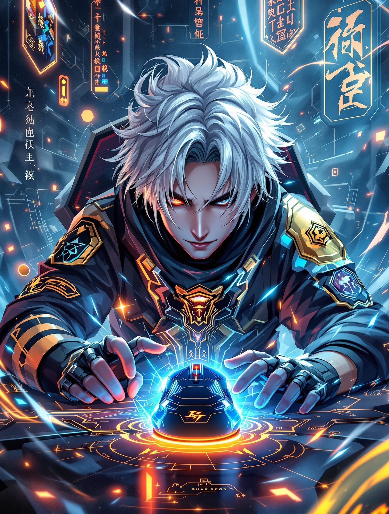 全职高手漫画封面 - 叶修在荣耀游戏中重返巅峰