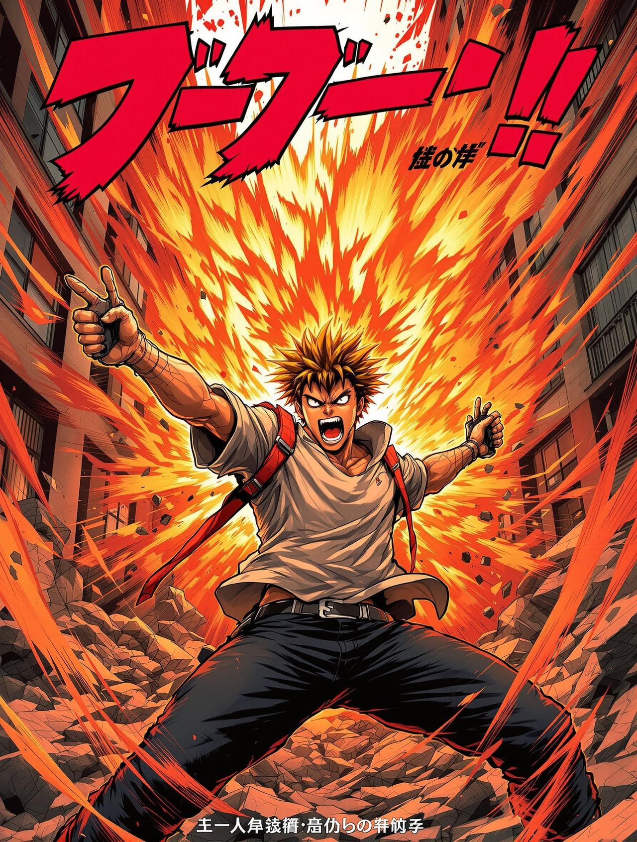 电锯人漫画封面 - 淀治化身电锯人在都市中战斗